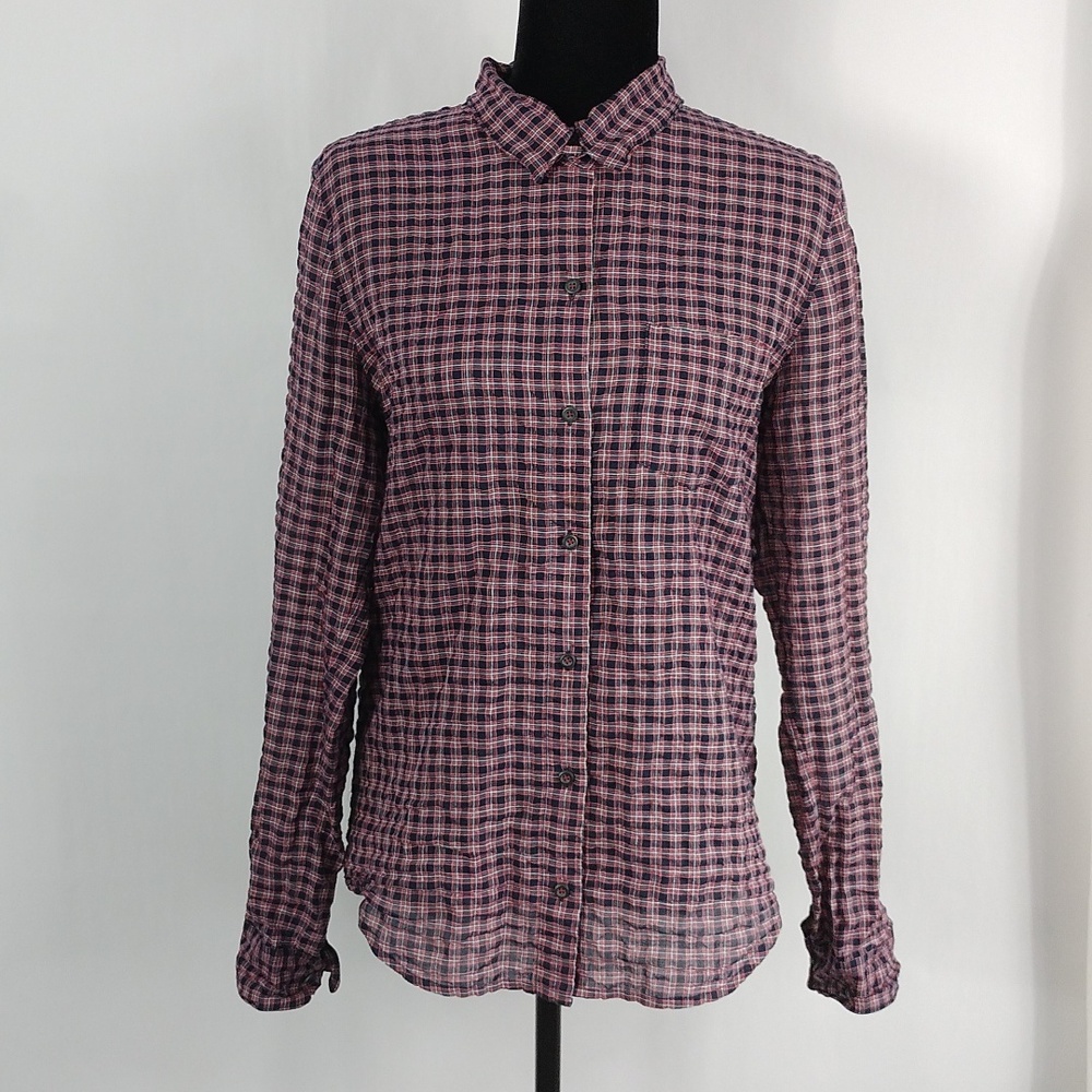 Equipment Femme Plaid Button Shirt